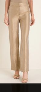 Gold Shimmer Welt Pants